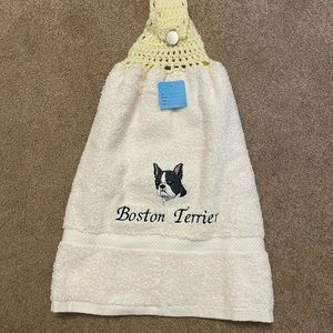 SOLD 🚫 Boston Terrier kitchen towel